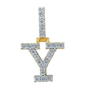 10K 0.16-0.18CT CHARM "INITIAL Y"