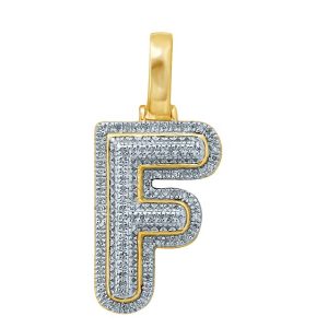 10K 0.22-0.37CT CHARM "INITIAL F"