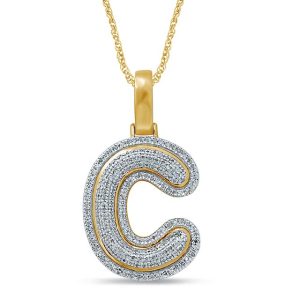 10K 0.26-0.37CT CHARM "INITIAL C"