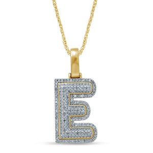 10K 0.28-0.39CT CHARM "INITIAL E"