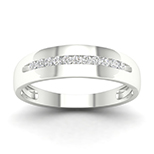 10K DIAMOND 0.16-0.17 CT MENS RING