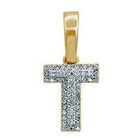 10K 0.09-0.21CT CHARM "INITIAL T"