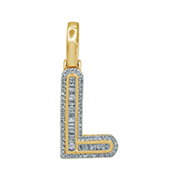 10K 0.25-0.31CT CHARM "INITIAL L"