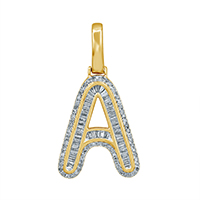 10K 0.40-0.49CT CHARM "INITIAL A"