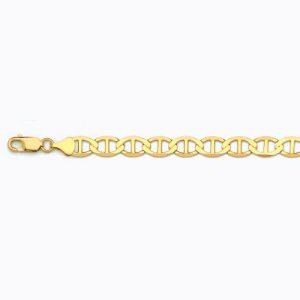 10k 9mm Yellow Gold Solid Mariner 30"