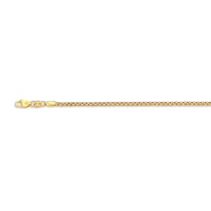 10k 2mm Yellow Gold Venetian Box 30"