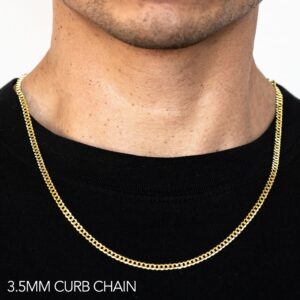 10k 3.5mm  Hollow Curb 18"