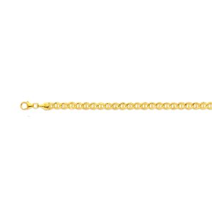 10k 4mm Yellow Gold Hollow Mariner 20"