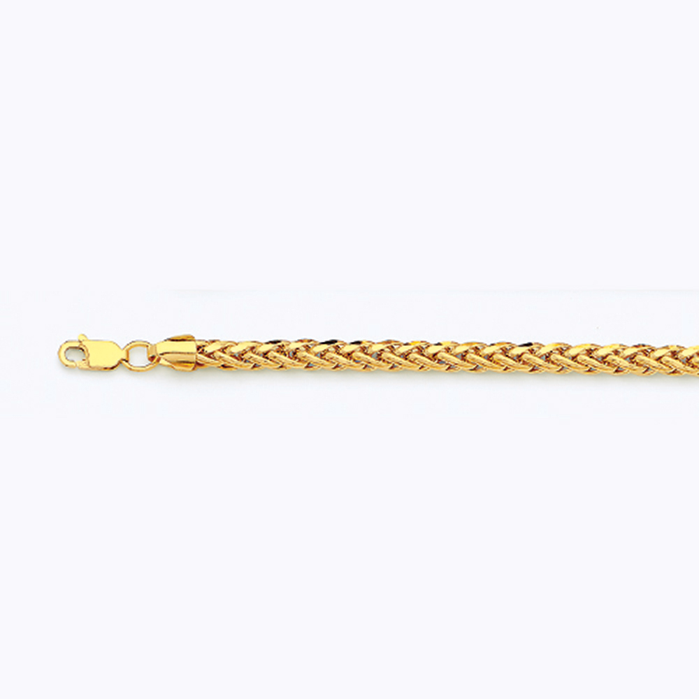 14k 4mm Yellow Gold Palm 16" - Image 2
