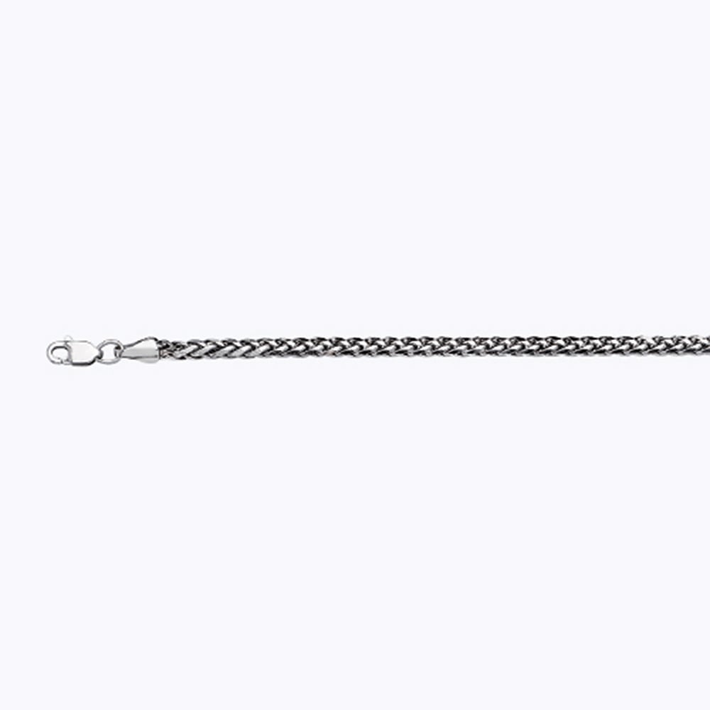 14k 2.5mm White Gold Palm 30" - Image 2