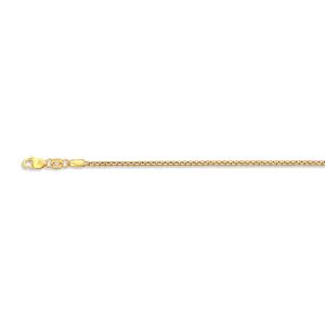 14k 1.5mm Yellow Gold Venetian Box 28"