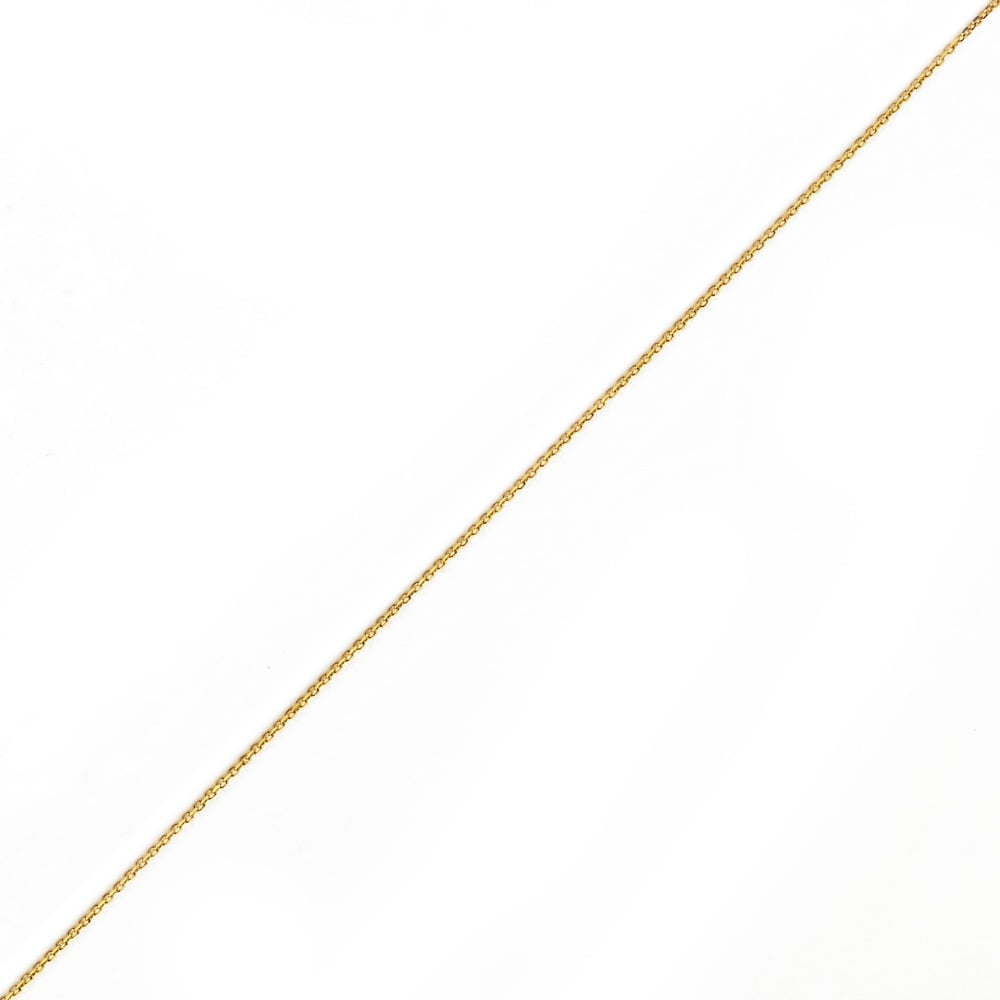 14k Yellow Gold Dc Rolo 043 Gauge 22" - Image 3