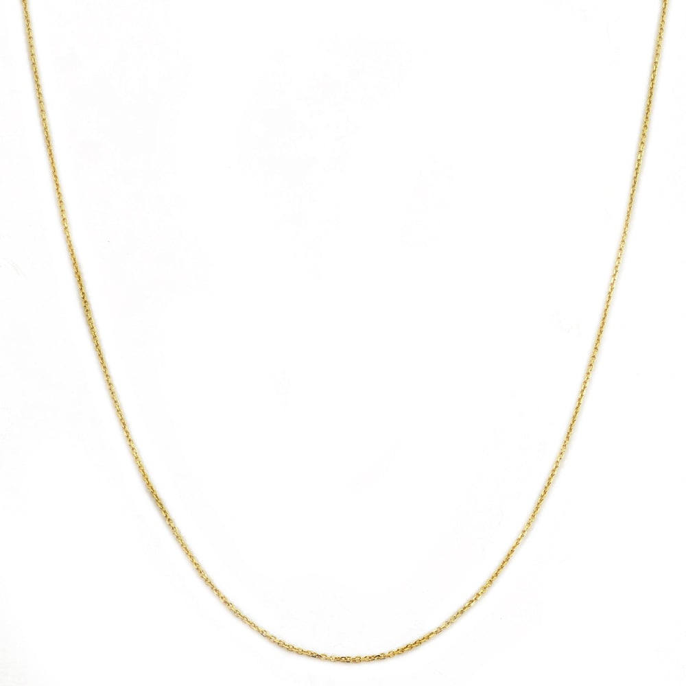 14k Yellow Gold Dc Rolo 033 Gauge 20" - Image 2
