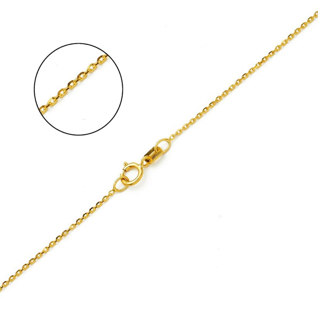 10k Yellow Gold Dc Rolo 023 Gauge 28"