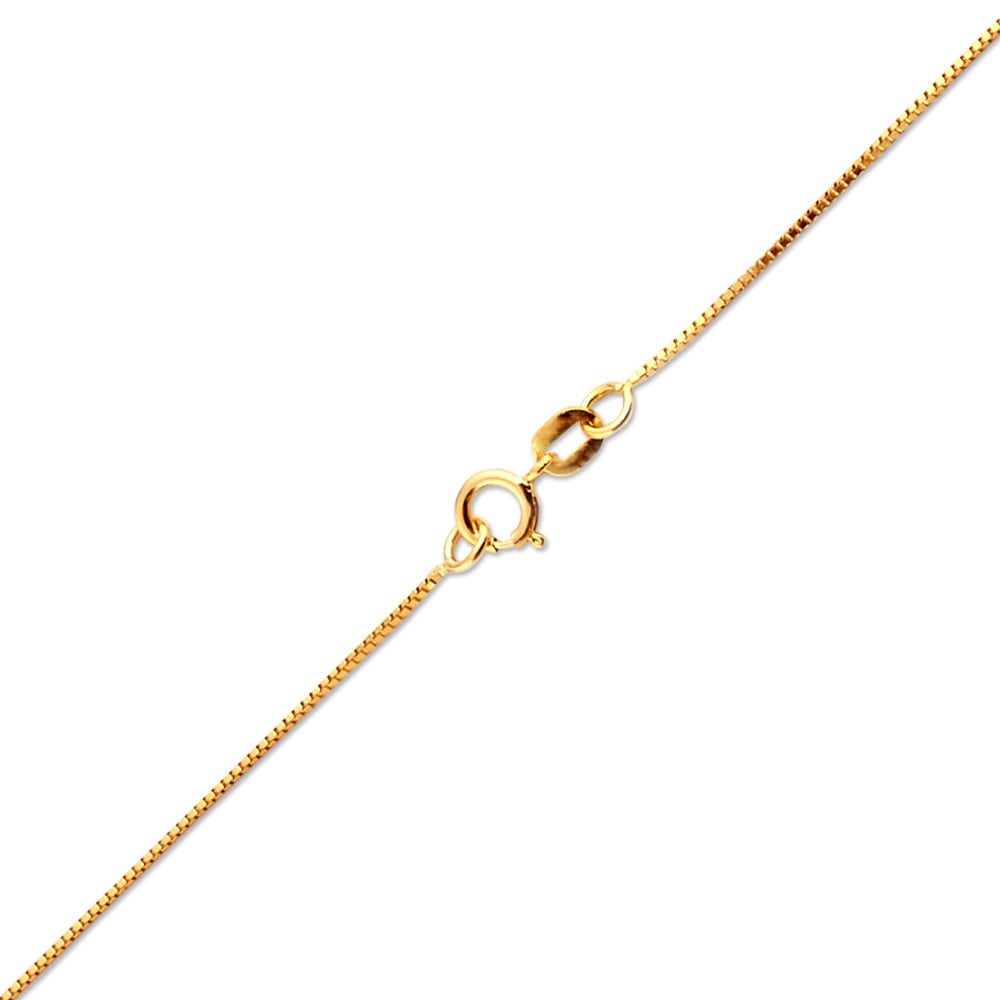10k Yellow Gold Box 050 Gauge 18" - Image 3