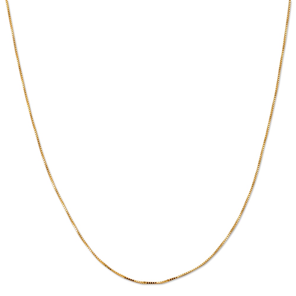 14k Yellow Gold Box 040 Gauge 22"