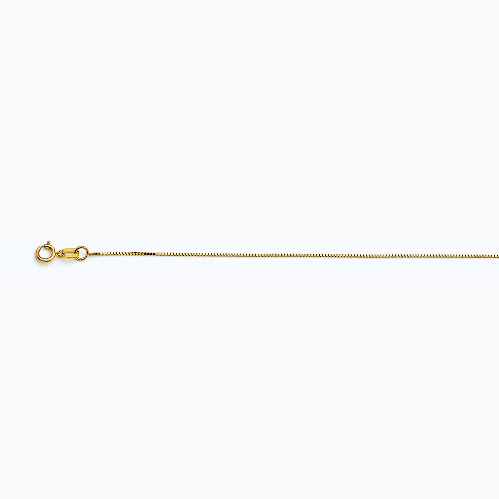 10k Yellow Gold Box 040 Gauge 18" - Image 5
