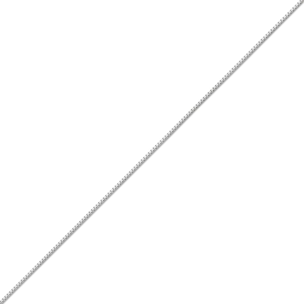 14k White Gold Box 058 Gauge 22" - Image 3