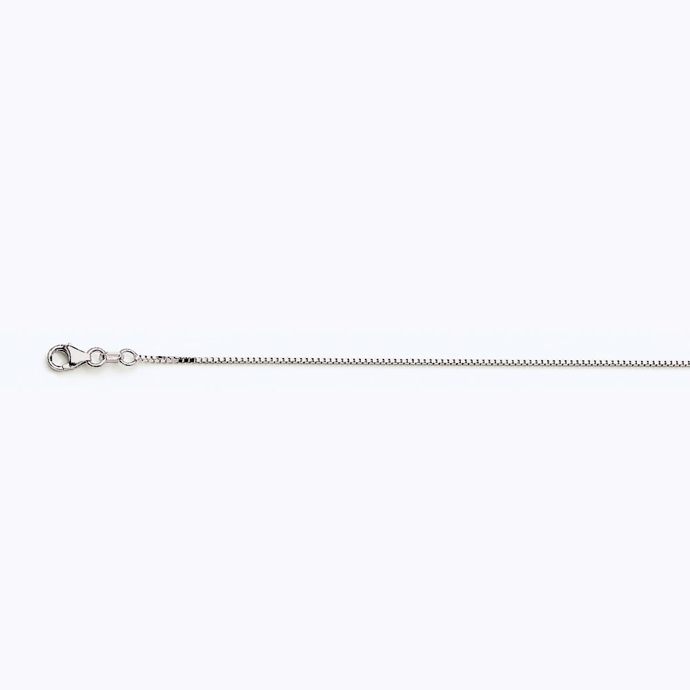 14k White Gold Box 058 Gauge 24" - Image 4