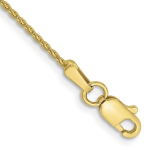 10k 1.2mm Parisian Wheat Chain Anklet