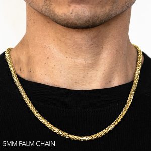14k 5mm Yellow Gold Palm 30"