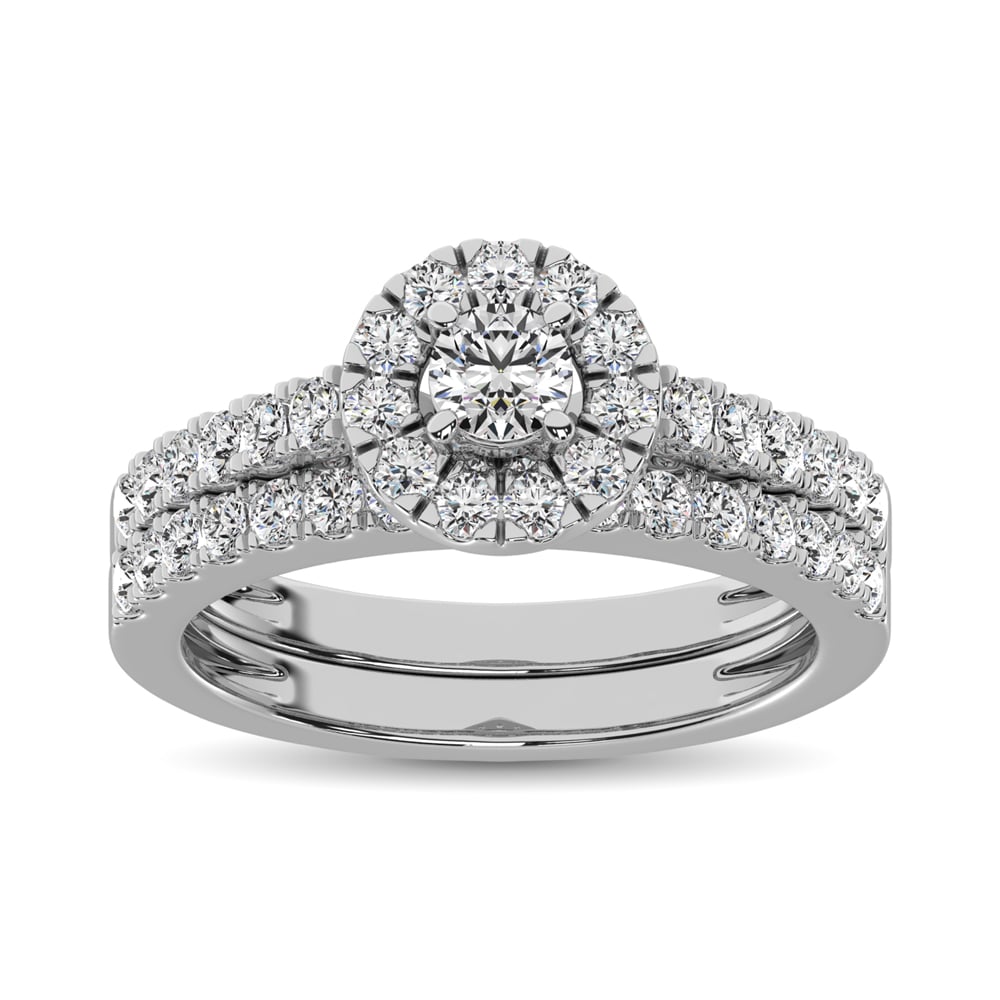 10K WHITE GOLD DIAMOND 1.00 CT TOTAL WEIGHT FASHION RING