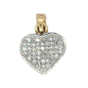 10K 0.17CT CHARM "HEART"