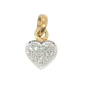 10K 0.05CT CHARM "HEART"