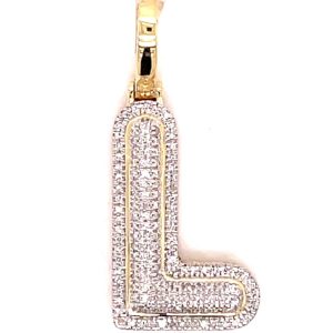 10K 0.19-0.31CT CHARM "INITIAL L"