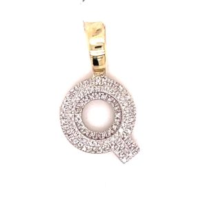 10K 0.15CT CHARM "INITIAL Q"