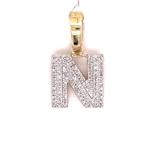 10K 0.15-0.16CT CHARM "INITIAL N"