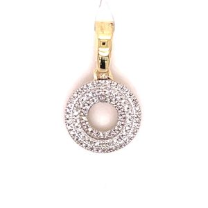10K 0.12-0.14CT CHARM "INITIAL O"