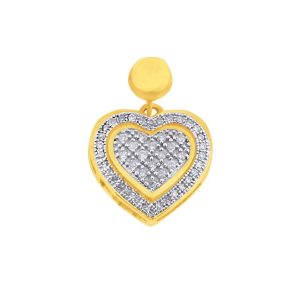 10K 0.20CT Charm "HEART"