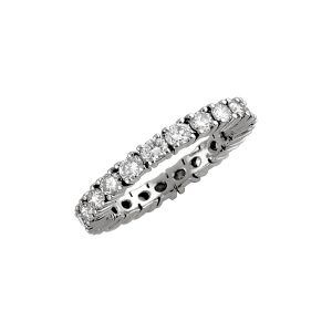 14K WHITE GOLD DIAMOND 0.50 CT ETERNITY RING
