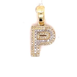10K 0.10-0.14CT CHARM "INITIAL P"