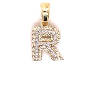10K 0.13-0.16CT CHARM "INITIAL R"