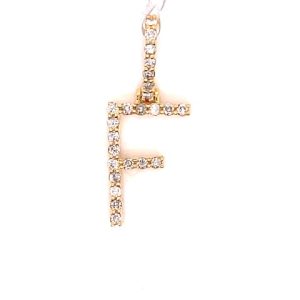 10K 0.33-0.36CT CHARM "INITIAL F"