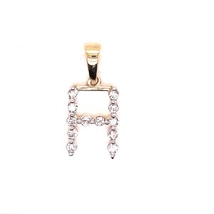 10K 0.12CT CHARM "INITIAL H"