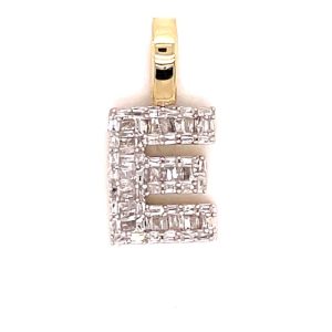 10K 0.41CT CHARM "INITIAL E"