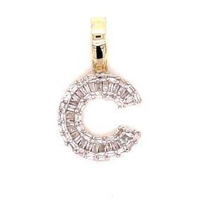 10K 0.38CT CHARM "INITIAL C"