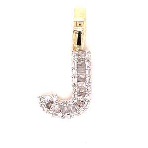 10K 0.27-0.29CT CHARM "INITIAL J"