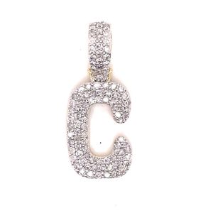 10K 0.90CT CHARM MINI "INITIAL C"