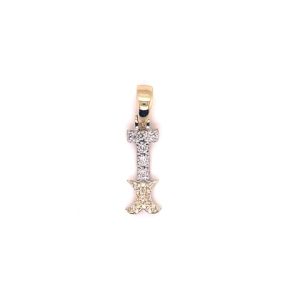 10K 0.09-0.10CT CHARM "INITIAL I"