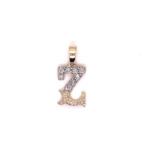 10K 0.12-0.14CT CHARM "INITIAL Z"