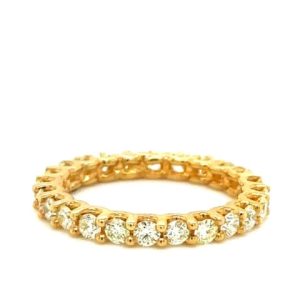 14K DIAMOND 1.30-1.33 CT RING (24 TOTAL STONE'S "ETERNITY")