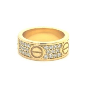 10K DIAMOND 1.00 CT RING (55 TOTAL STONES)