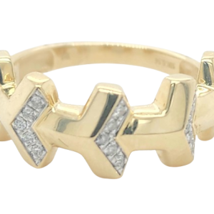 10K DIAMOND 0.13 CT RING