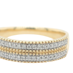 14k 0.18 Ct Diamond Ring Ladies