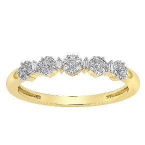 14k 0.15 Ct Diamond Ring Ladies