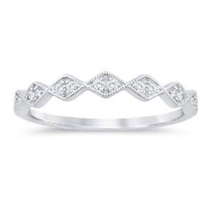 14K DIAMOND 0.10 CT RING